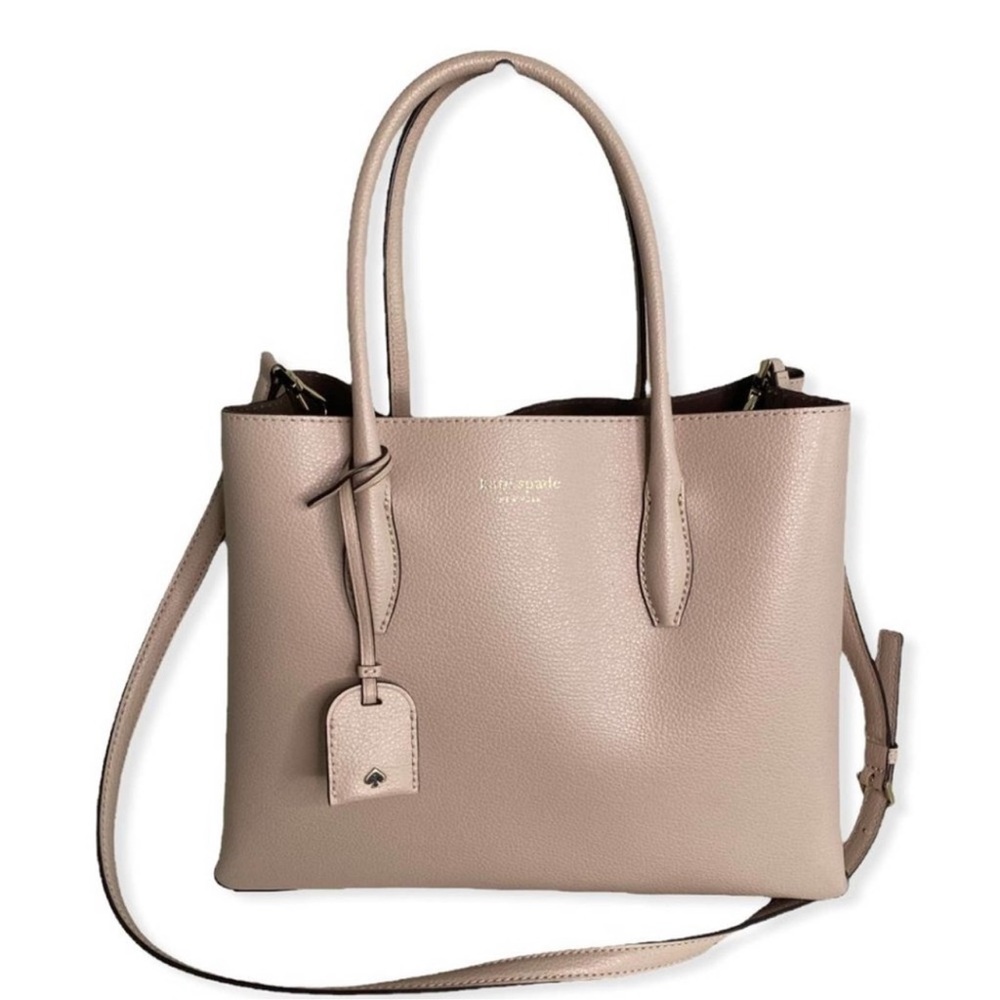 Kate Spade Eva Three Pocket Top Handle Satchel Tote Bag